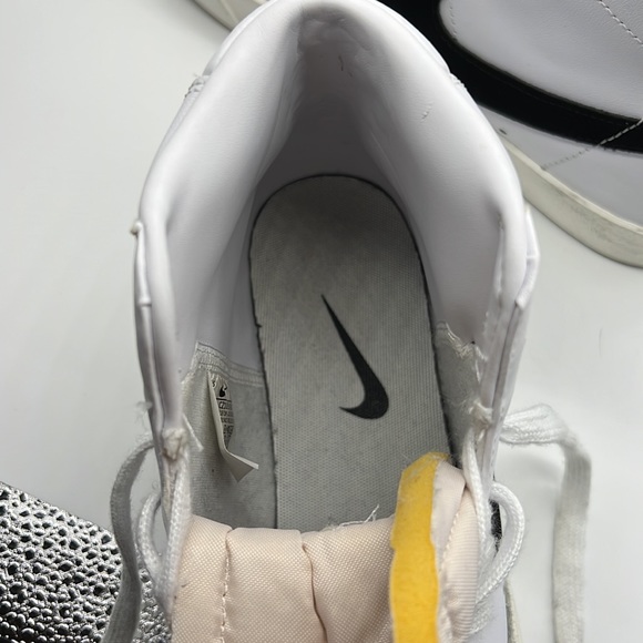 Nike Blazer Mid ‘77 vintage sneakers in white/black/sail  - Size 8.5 - Picture 6 of 7